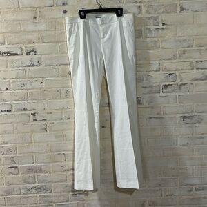 NWT Bebe White Linen Wide Leg Pants Sz8